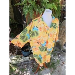 Third Rail Devil Shirt Thick Mesh Hawaiian Vintage Y2K 90s Skater‎ Large